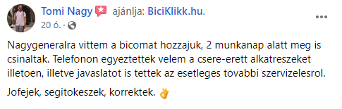 Nagygenerál Facebook ajánlás