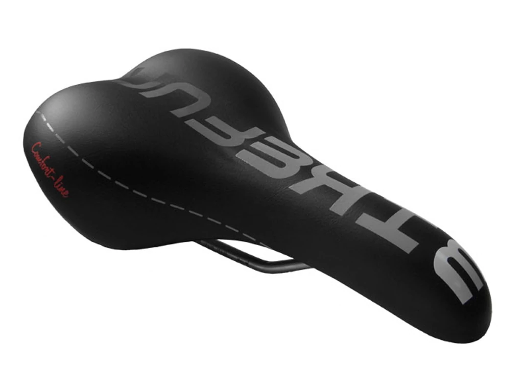 BIKEFUN Barcelona Comfort Line gél férfi nyereg, fekete