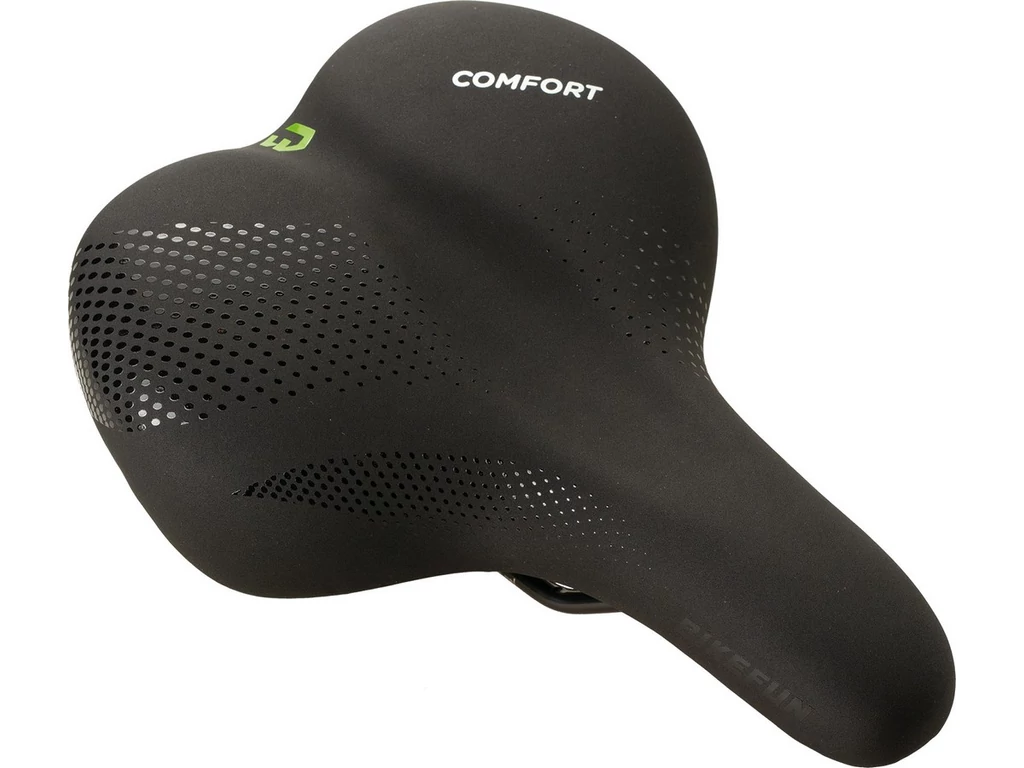 BIKEFUN Geneve Comfort Memory Foam női trekking nyereg, fekete
