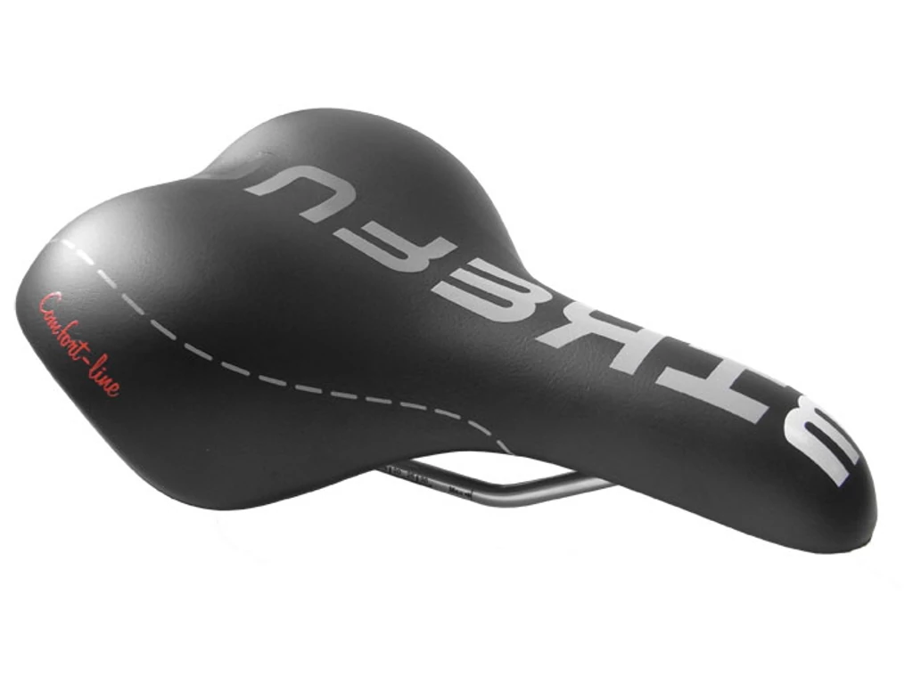 BIKEFUN Sevilla Comfort Line gél női nyereg, fekete