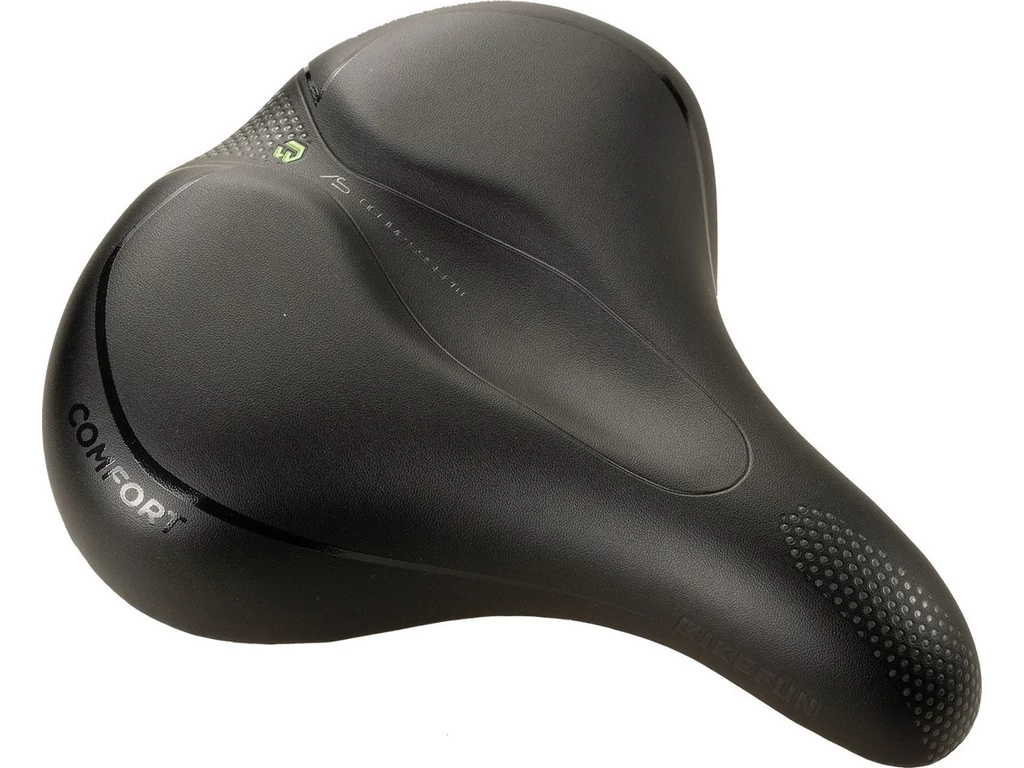 BIKEFUN Varese Comfort Lady trekking nyereg, fekete