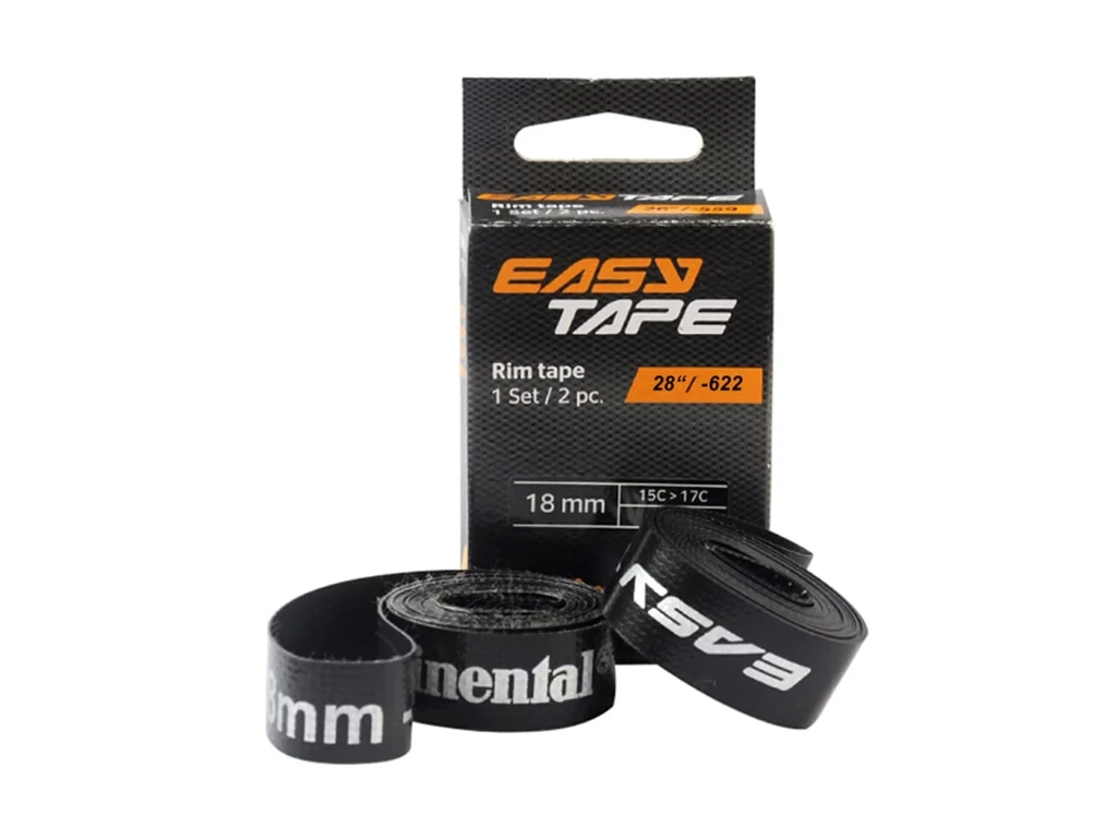 Continental EasyTape High Pressure 28'' / 18-622 (15C - 17C), 15bar/220psi felniszalag szett (2 db), 18 mm, fekete (a kép illusztráció)