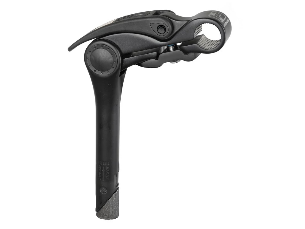 PROMAX MA-579 hagyományos (diós) kormányszár -  25,4/180x110 mm -  állítható (0-70°) - 1-1/8col - alu - fekete