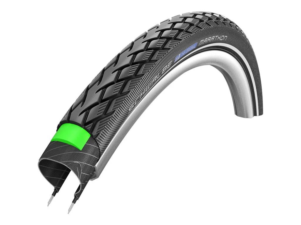 SCHWALBE Marathon 40-622 (28x1.50, 700x38C) Performance Line túra/trekking/e-bike külső gumi (köpeny) defektvédelemmel - reflexcsíkos