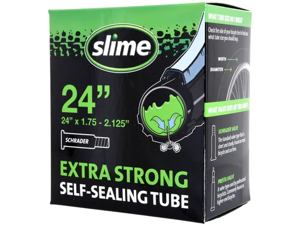 SLIME kerékpárbelső - 24x1,75-2,125 AV/SV (Schrader / autószelepes) - 40mm