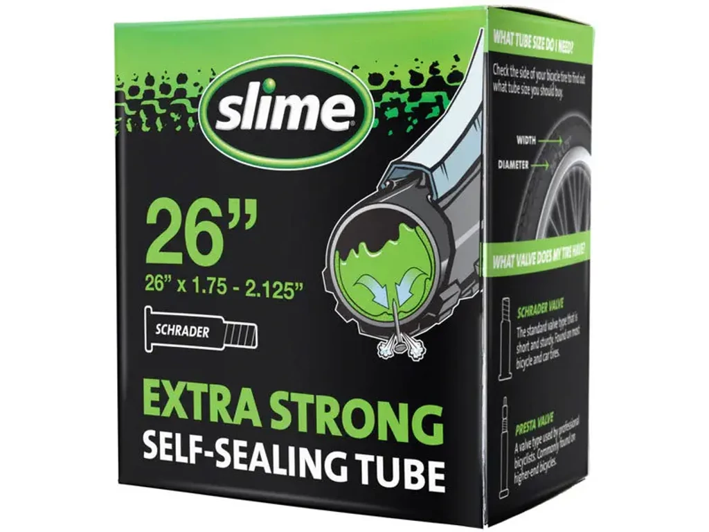 SLIME kerékpárbelső - 26x1,75-2,125 AV/SV (Schrader / autószelepes) - 40mm