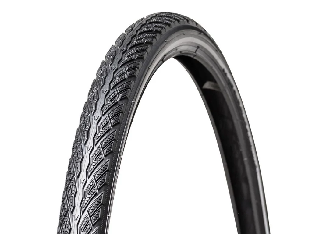 Vee Rubber Comfort Plus 26x1.75 (47-559) városi/e-bike külső gumi defektvédelemmel - reflexcsíkos - fekete