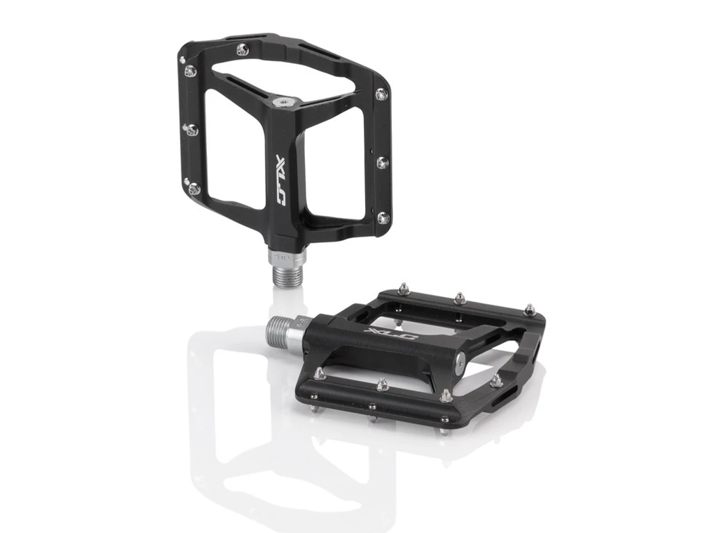 XLC PD-M20 MTB Flat platform pedál cserélhető tüskékkel, alu, fekete