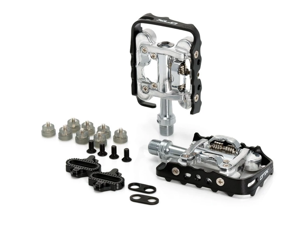 XLC PD-S02 MTB System pedál, SPD, egyoldalas, fekete/ezüst