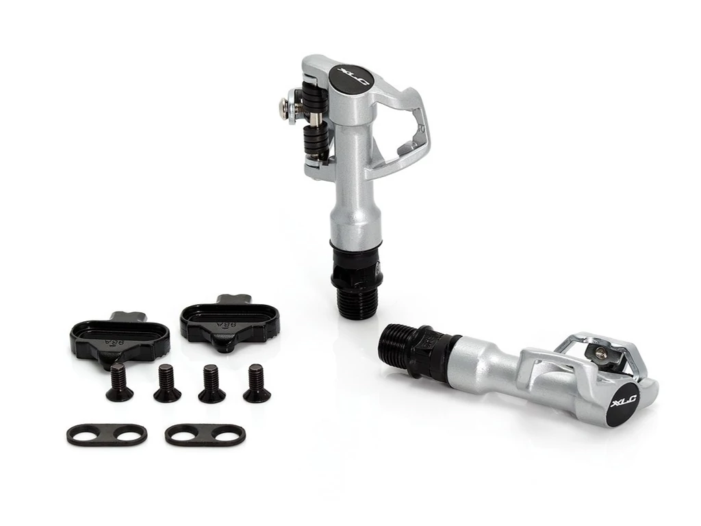 XLC PD-S05 Road System országúti pedál, SPD, egyoldalas, alu, fekete/ezüst