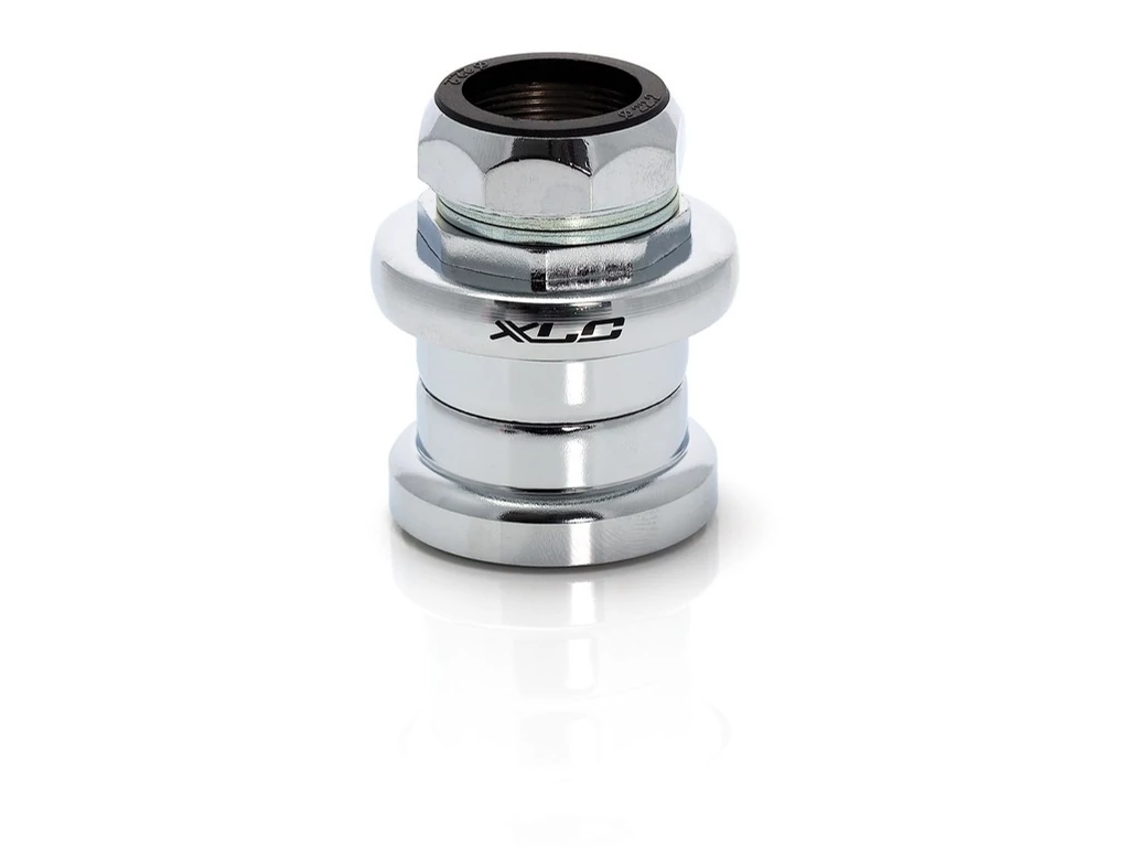XLC HS-S01 menetes kormánycsapágy - 1" - 27/34mm - acél - krómozott