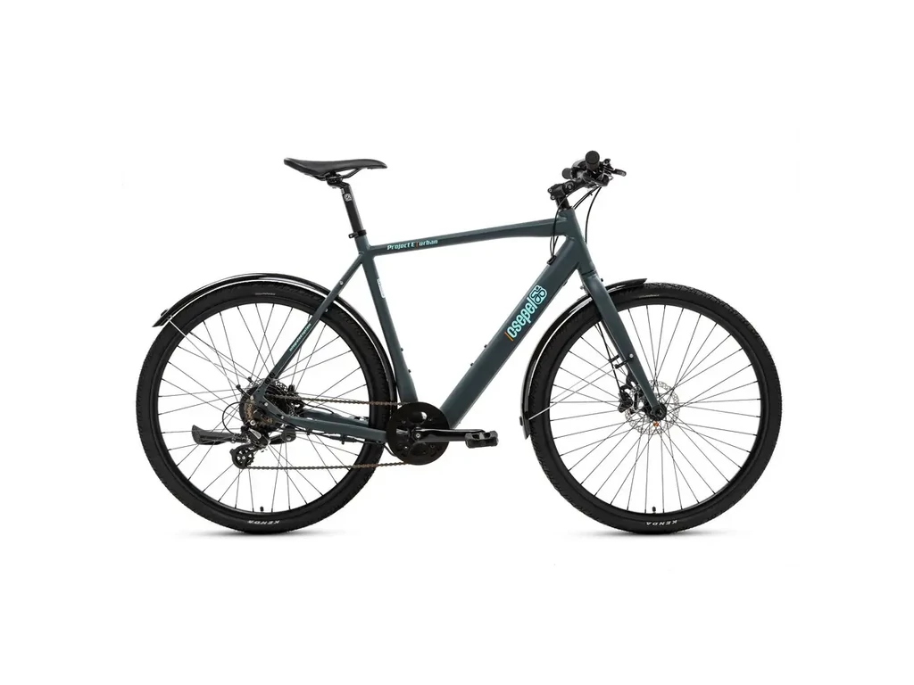 CSEPEL Project E Urban 28col városi elektromos kerékpár - Bafang hátsó agymotor - 360Wh - szürke