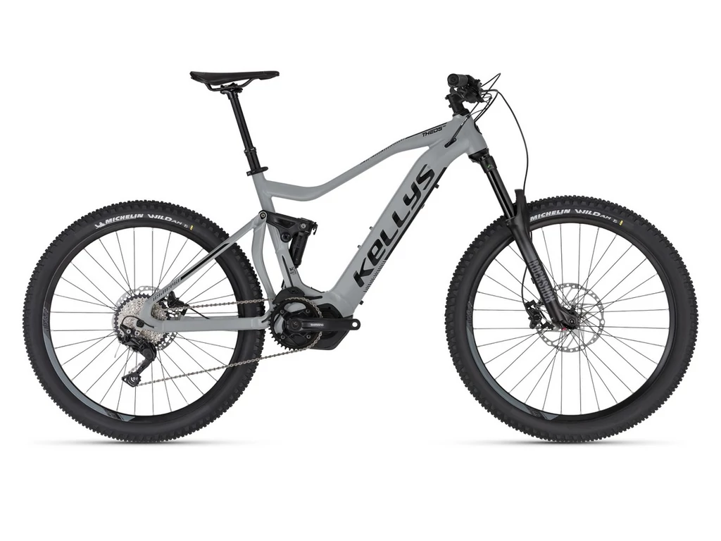 KELLYS Theos i50 29''/27.5'' 630Wh MTB/enduro fully elektromos kerékpár, Light Grey