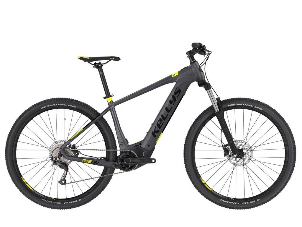 KELLYS Tygon 10 29'' 630Wh MTB hardtail férfi elektromos kerékpár, Grey