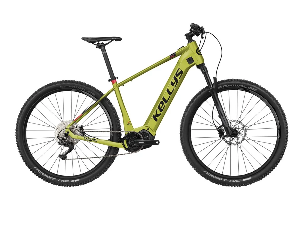 KELLYS Tygon R50 29'' 720Wh MTB hardtail férfi elektromos kerékpár,  Lime