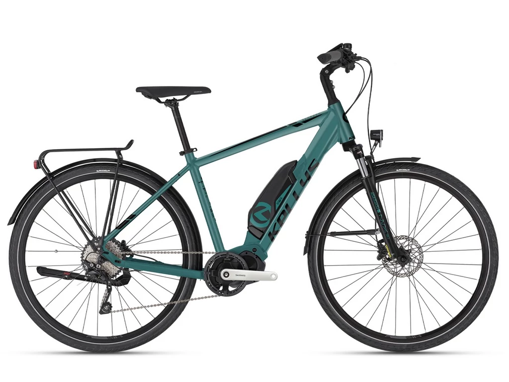 KELLYS E-Carson 10 SH 630Wh 28col férfi elektromos túra/trekking kerékpár - Teal