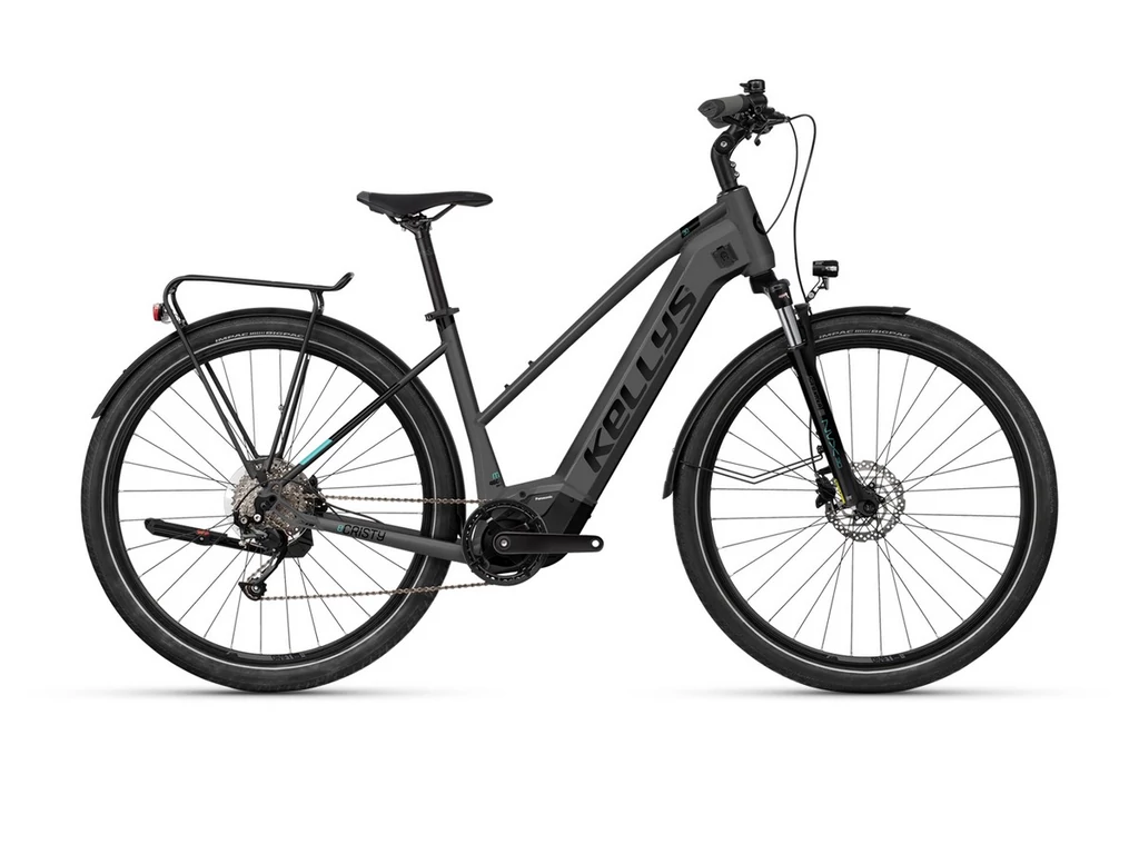 KELLYS E-Cristy 30 P 725Wh 28col női elektromos túra/trekking kerékpár - Grey