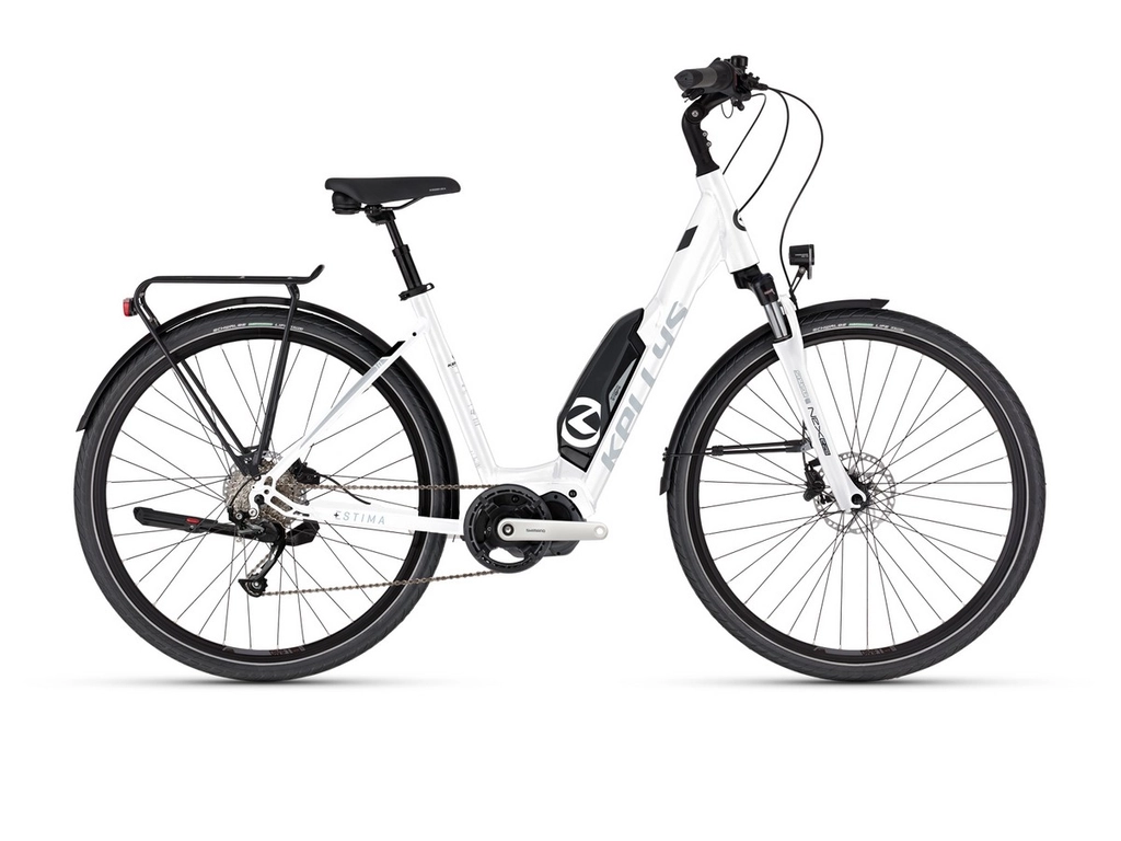 KELLYS Estima 10 SH 504Wh 28col női elektromos városi kerékpár - White