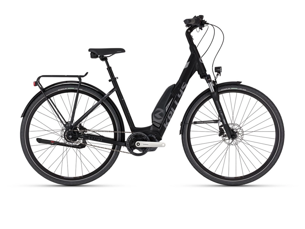 KELLYS Estima 40 SH 504Wh 28col női elektromos városi kerékpár - 8 sebességes - agyváltós - Black