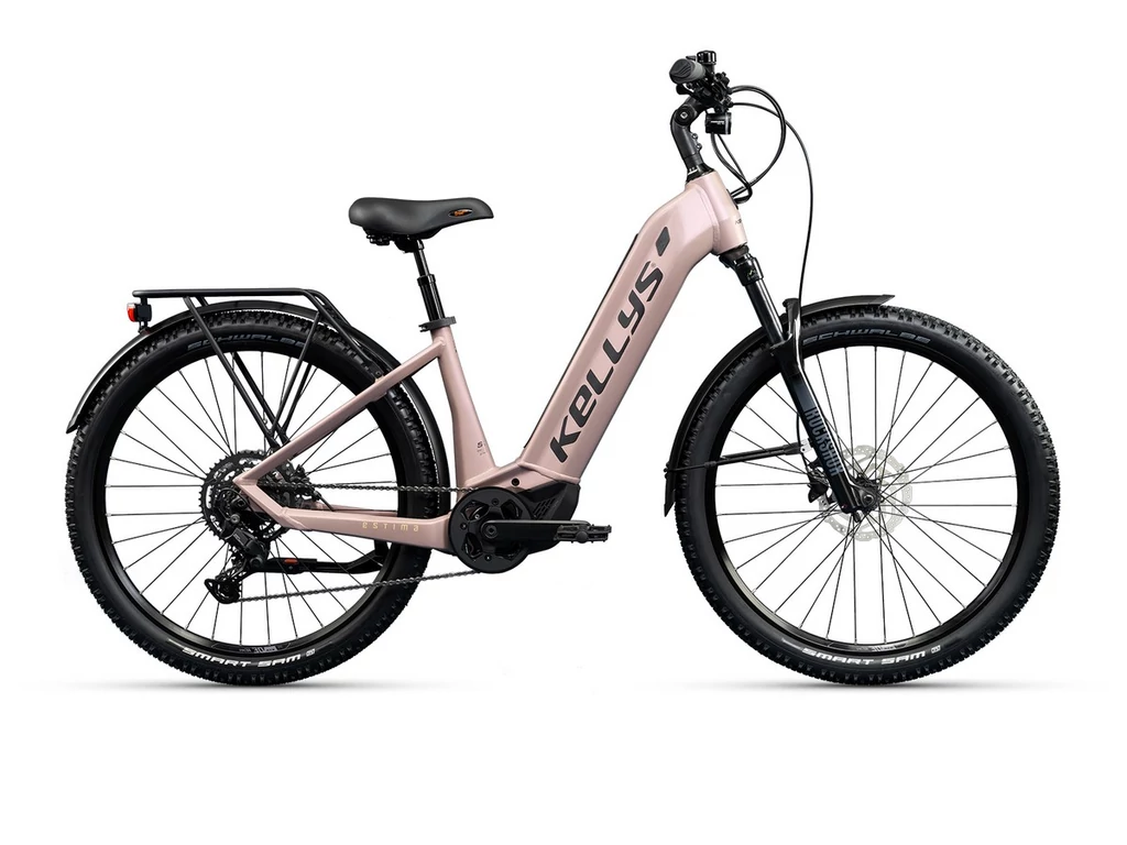 KELLYS Estima X40 P 725Wh 27.5col női elektromos városi kerékpár - Rose Gold