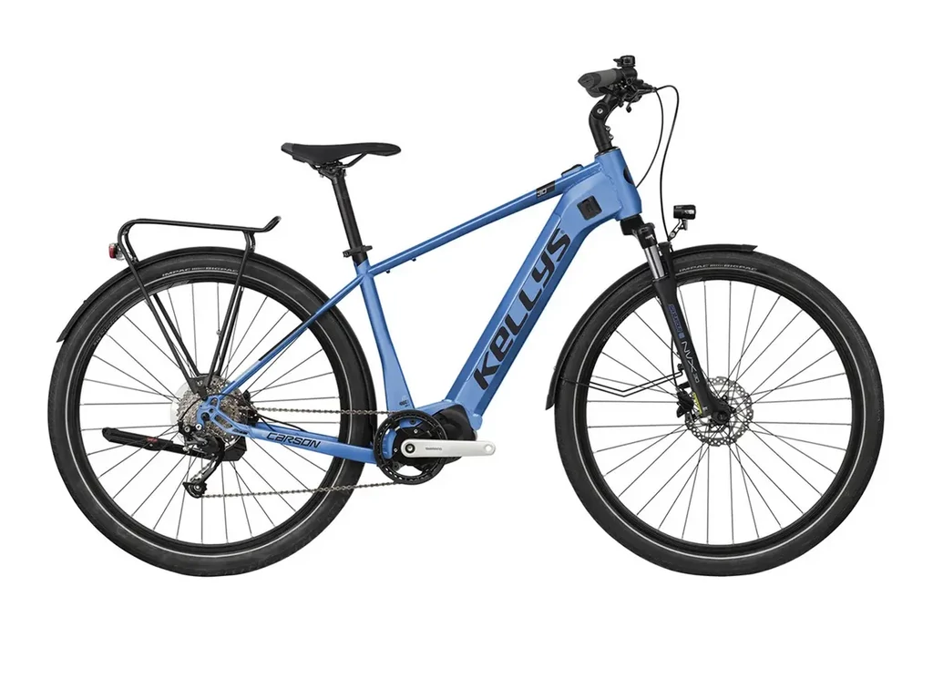 KELLYS E-Carson 30 SH 725Wh 28col férfi elektromos túra/trekking kerékpár - Gray