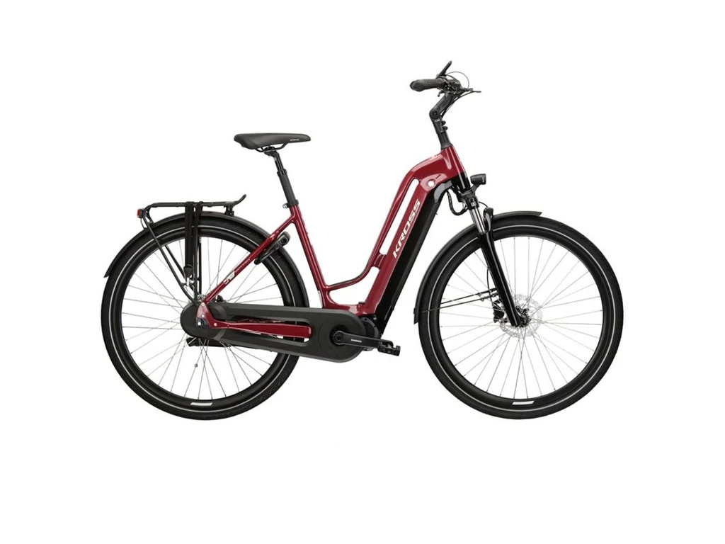 KROSS Sentio Hybrid 6.0 D női városi elektromos kerékpár - cherry/black gloss