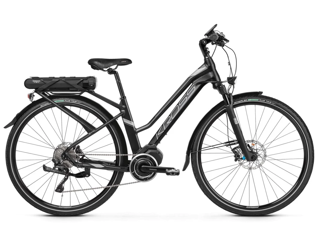  KROSS Trans Hybrid 5.0 férfi trekking elektromos kerékpár - black/graphite
