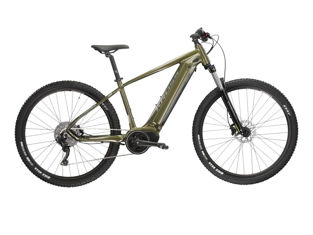 KROSS Hexagon Boost 4.0 29col MTB elektromos kerékpár - khaki/graphite gloss