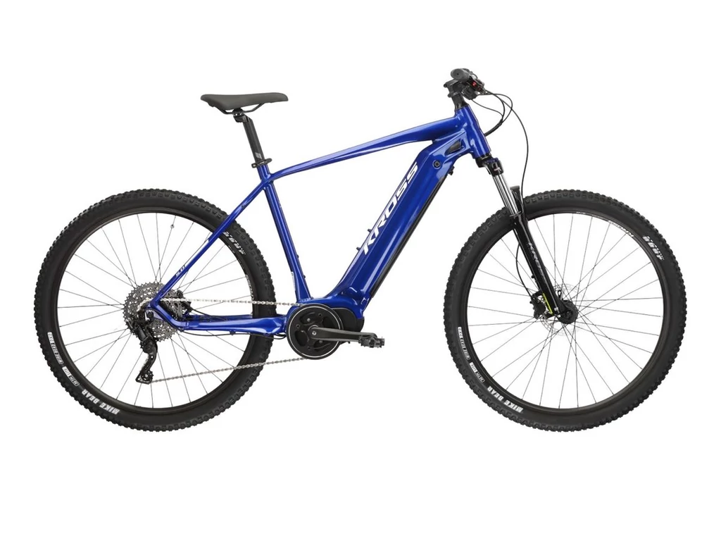 KROSS Hexagon Boost 5.0 29col MTB elektromos kerékpár - blue/white gloss