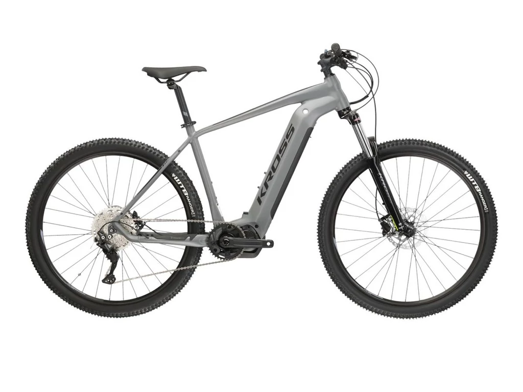 KROSS Level Boost 1.0 29col MTB XC elektromos kerékpár - gray/black matt