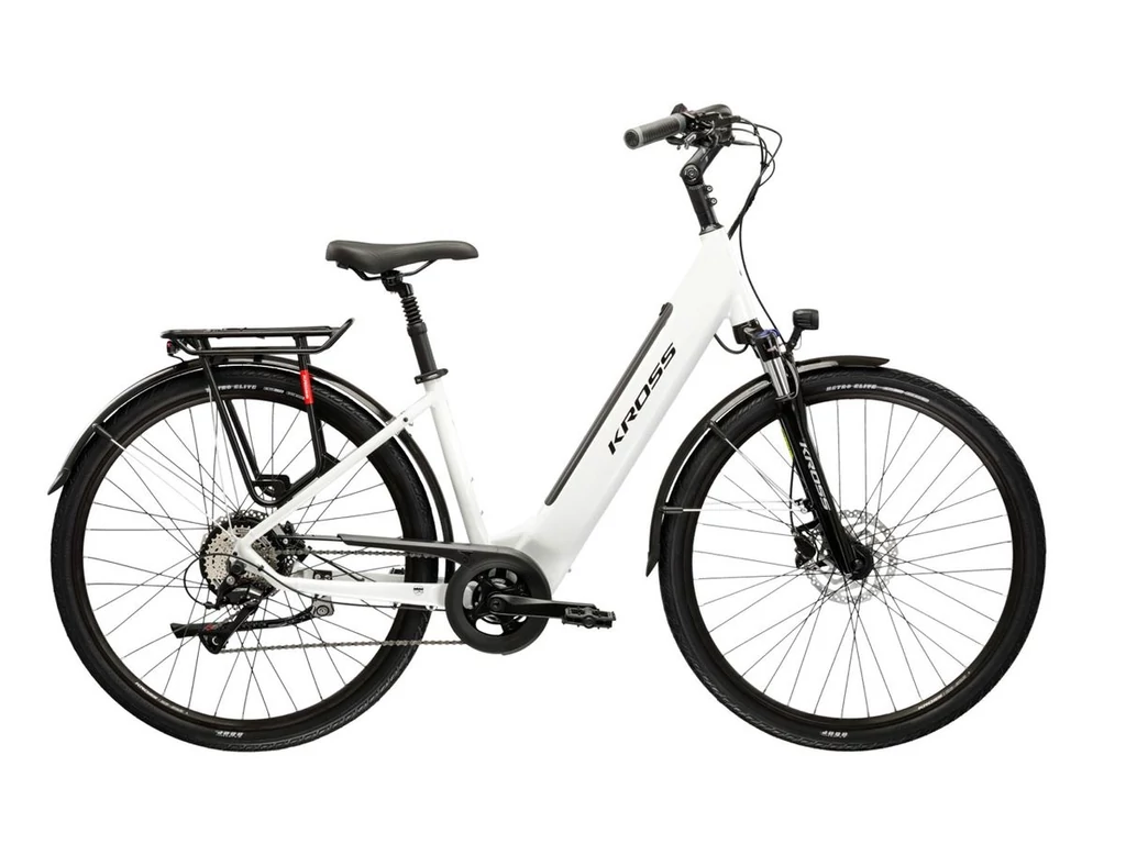 KROSS Trans Hybrid 1.0 28col túra/trekking elektromos kerékpár - pearl/black