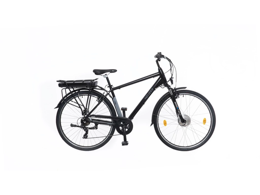 NEUZER Zagon MXUS férfi 28col túra/trekking elektromos kerékpár - teleszkópos - első agymotor - matt fekete/szürke