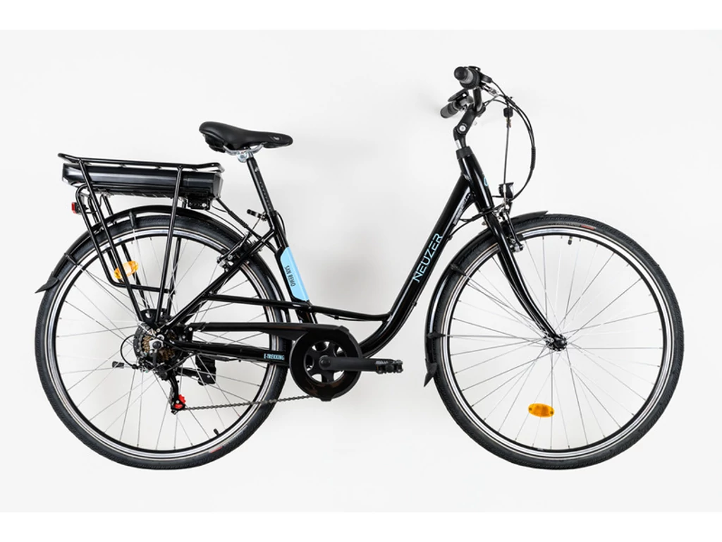 NEUZER San Remo 28col női túra/trekking elektromos kerékpár - hátsó agymotor - nyomatékszenzor - fekete/kék