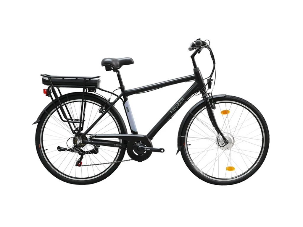 NEUZER Zagon MXUS férfi 28col túra/trekking elektromos kerékpár - első agymotor - matt fekete/szürke