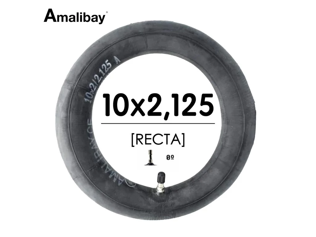10x2.125 elektromos roller belső - egyenes szelep - Amalibay