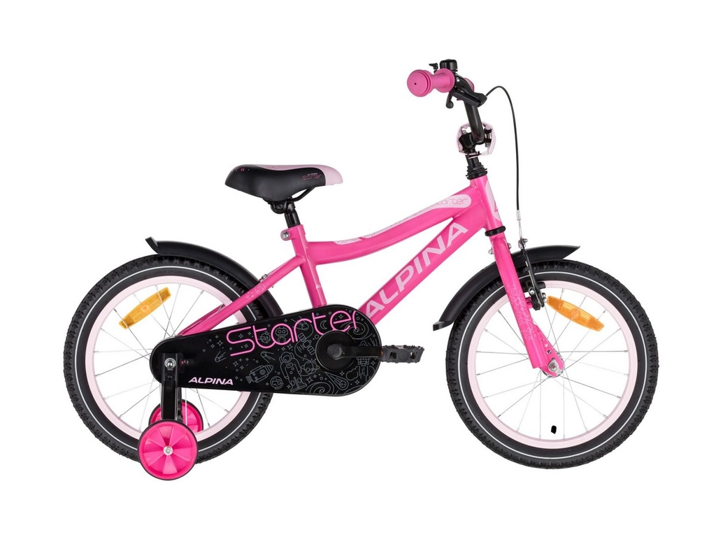 ALPINA Starter 16'' gyermekkerékpár, Pink