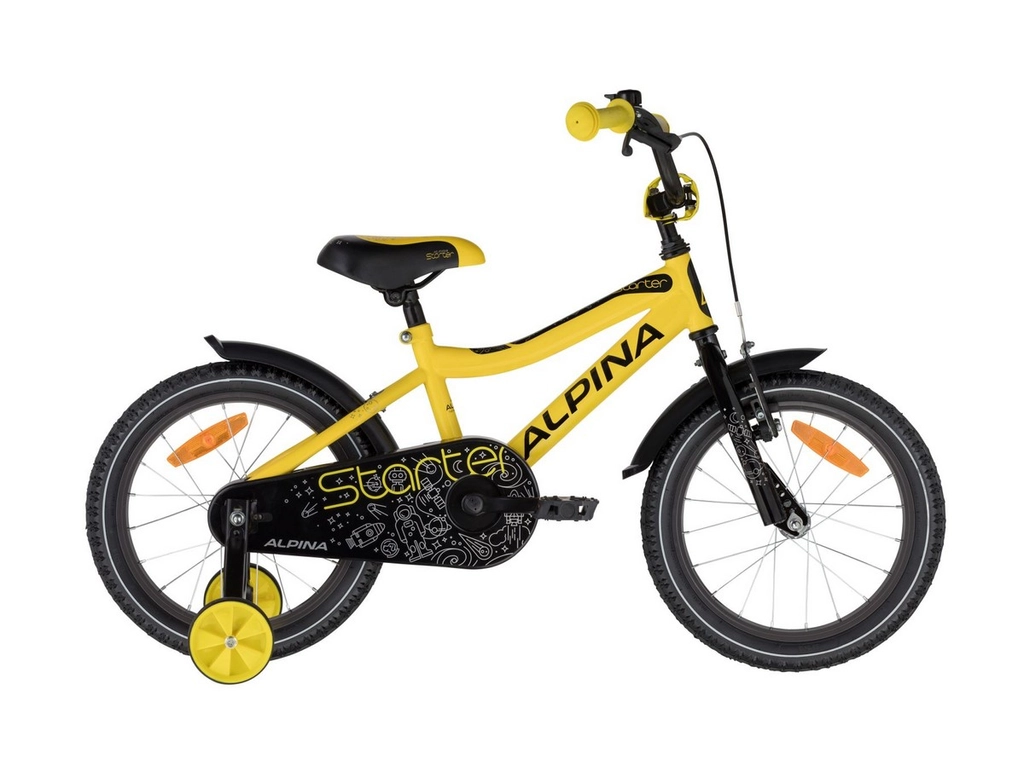ALPINA Starter 16'' gyermekkerékpár, Yellow