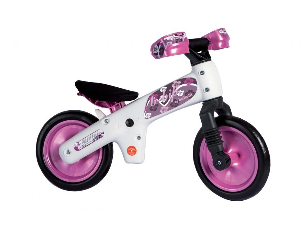 BELLELLI B-BIP gyerek futókerékpár / fehér-pink