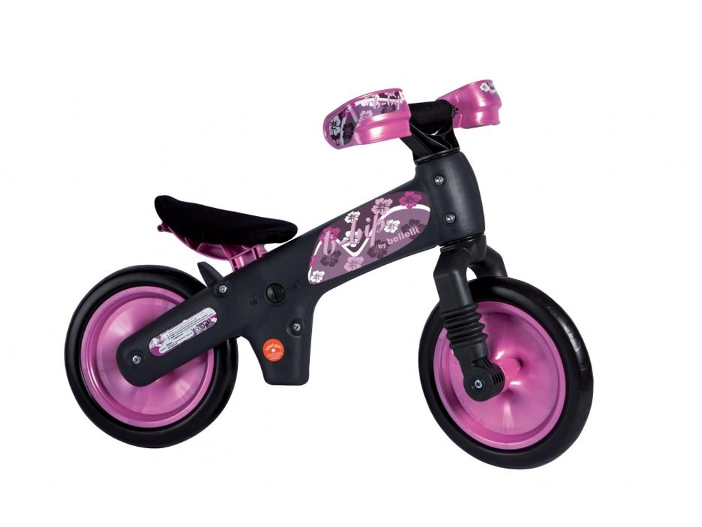 BELLELLI B-BIP gyerek futókerékpár / szürke-pink