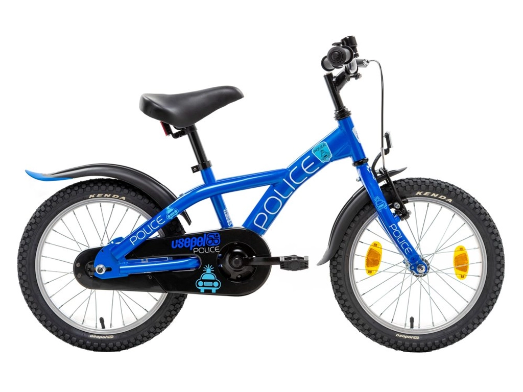 CSEPEL Police 16col GR gyerek kerékpár - kontrás - kék