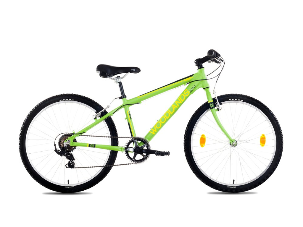 CSEPEL Woodlands Zero 24col 6SP Alu gyermek MTB kerékpár - zöld