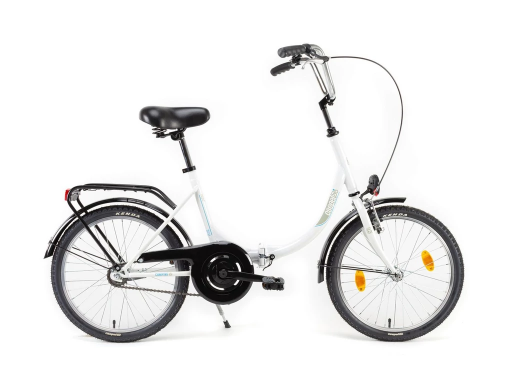 CSEPEL Camping 20col ÖCS GR 1 sebességes - kontrás kempingkerékpár - összecsukható - 15col unisize - fehér