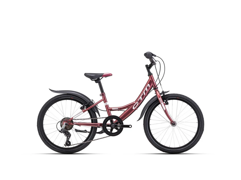 Maggie 2.0 20col MTB gyerekkerékpár - gyöngyház meggypiros / fehér