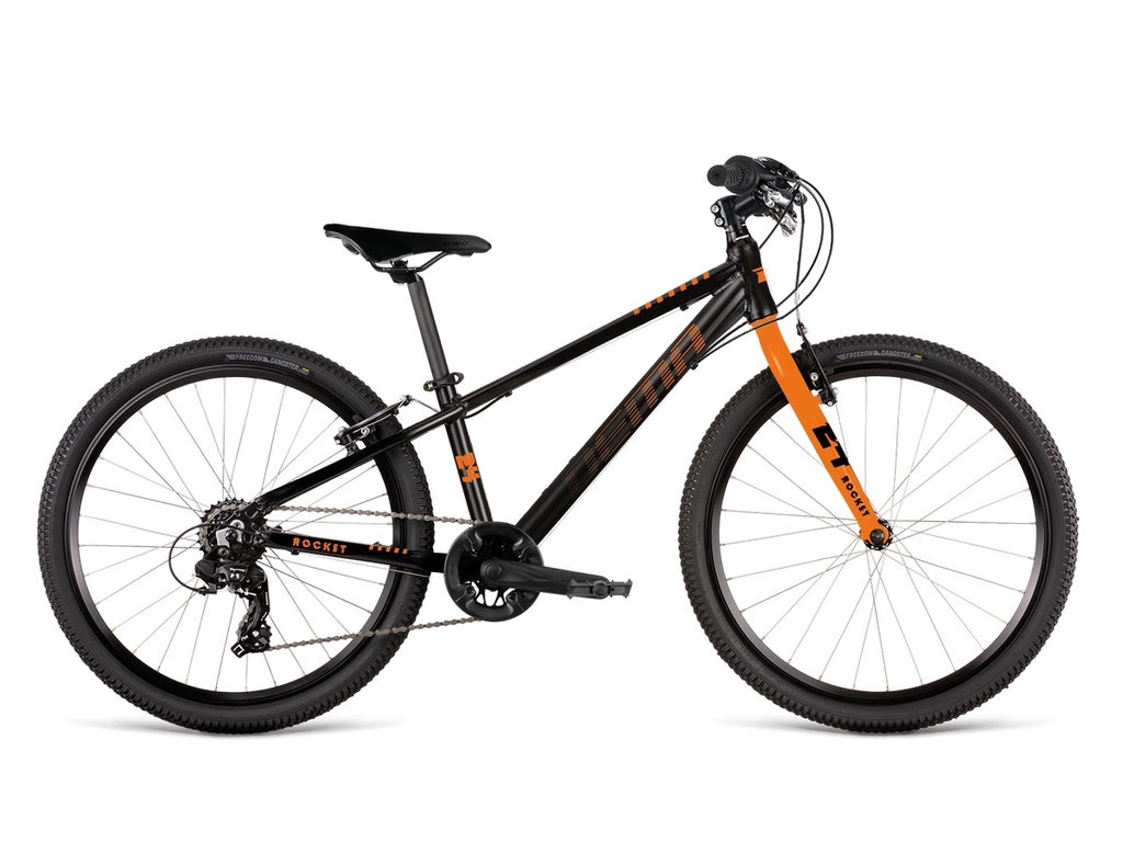 DEMA Rocket 24 2021 24" gyermek/junior MTB kerékpár, black-orange