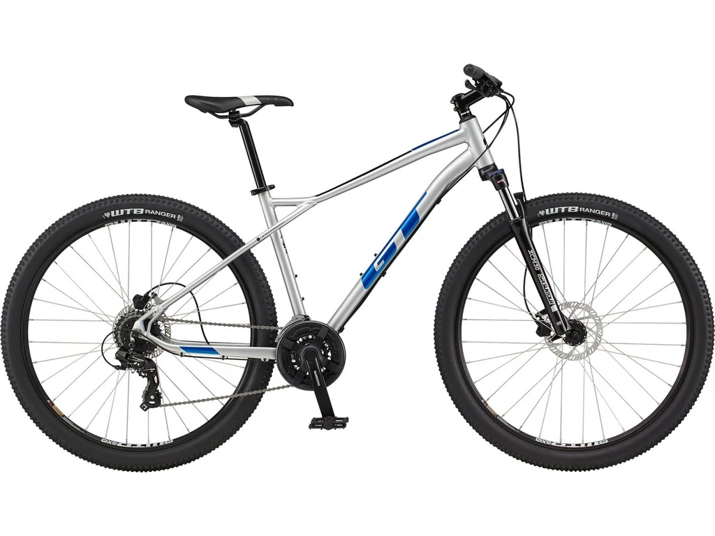 GT Aggressor Expert Shimano 2021 27.5col MTB hardtail kerékpár / Silver