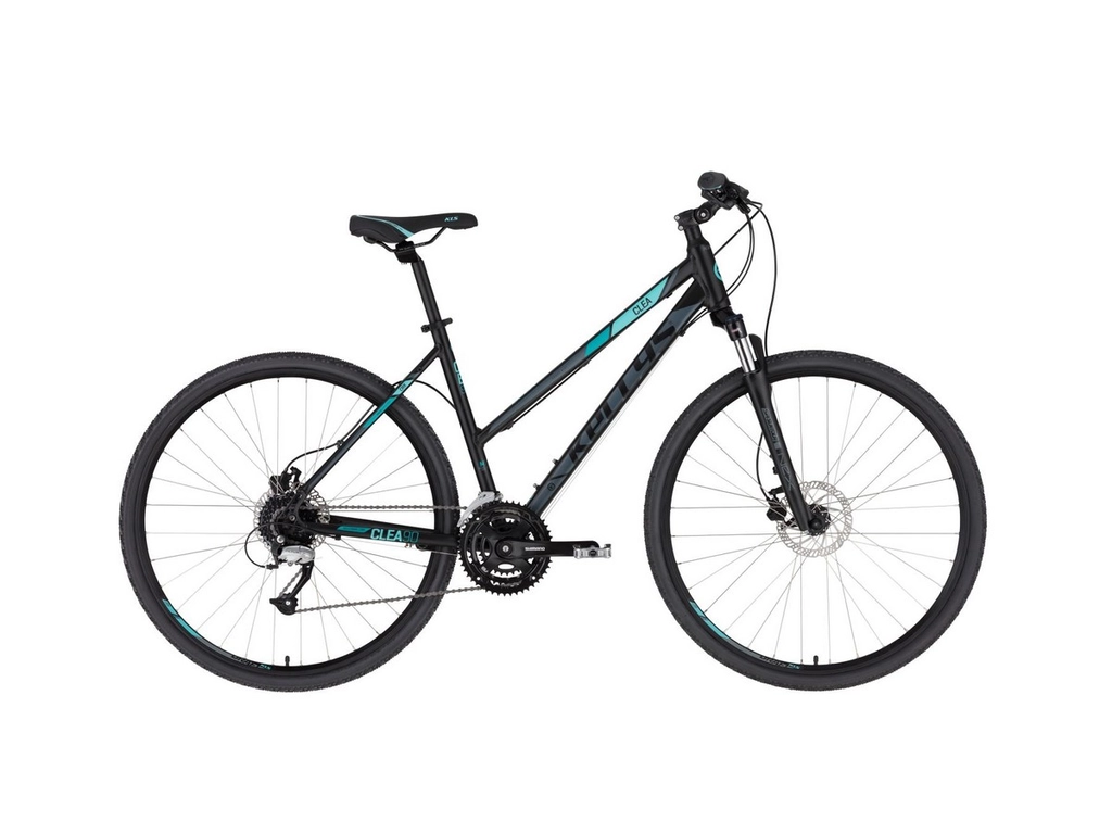 KELLYS Clea 90 28 colos női cross kerékpár - Black Aqua