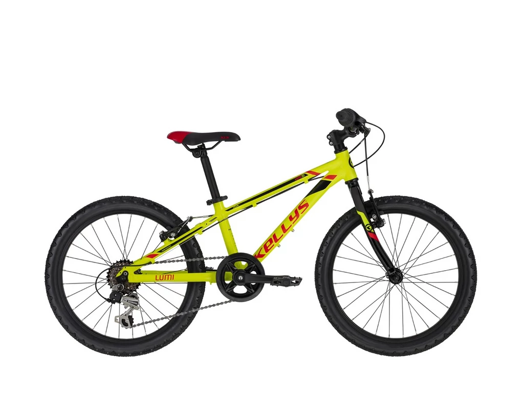 KELLYS Lumi 30 20col MTB fiú gyermekkerékpár - 6 sebességes - alu - Neon Yellow