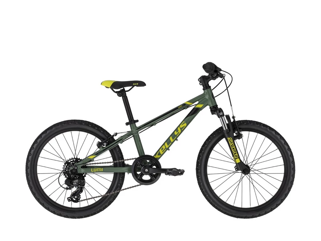 KELLYS Lumi 50 20col MTB fiú gyermekkerékpár - 7 sebességes - alu - Green