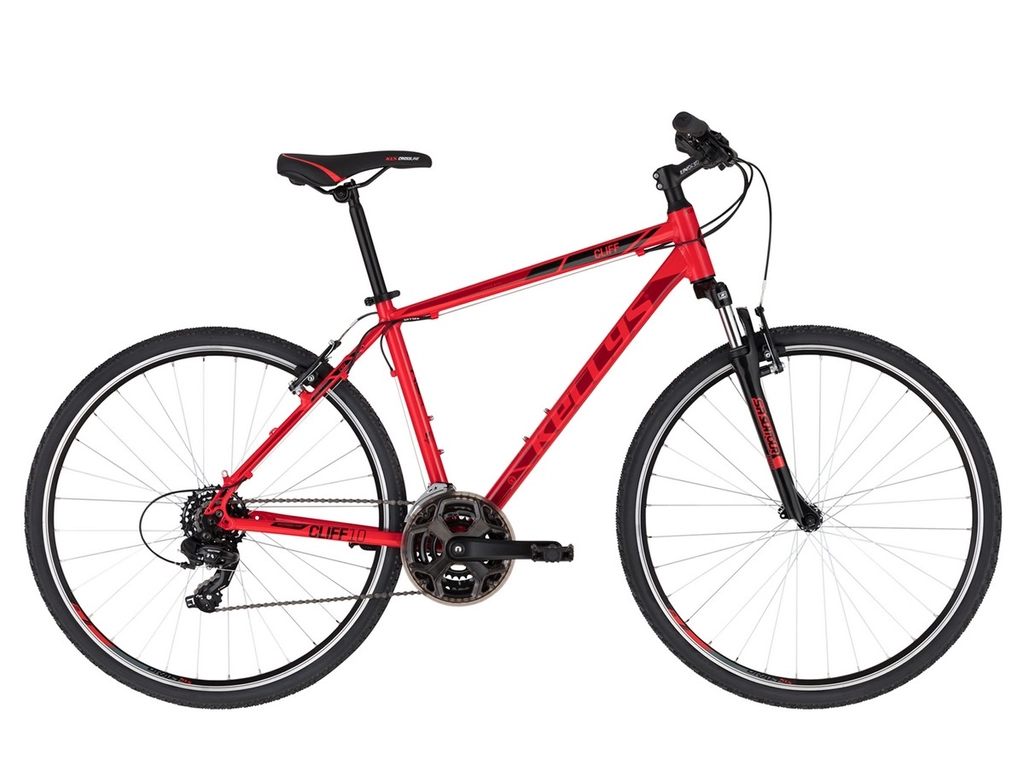KELLYS Cliff 10 28col férfi cross kerékpár - Red