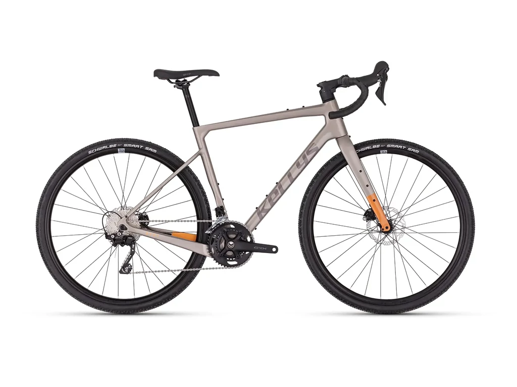 KELLYS Soot X80 28col gravel kerékpár - karbonvázas - Desert Brown